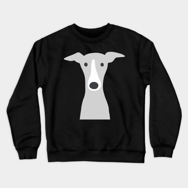 Greyhound | Italian Greyhound | Cute Whippet Dog Crewneck Sweatshirt by Coffee Squirrel